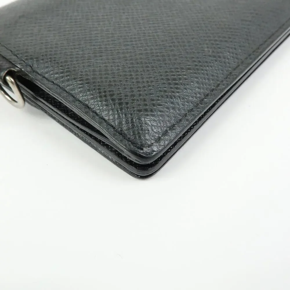 Louis Vuitton Taiga Portefeuille Accordion Wallet Black